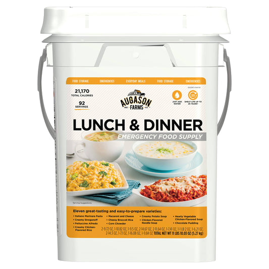 Emergency Food Supply Lunch & Dinner Pail