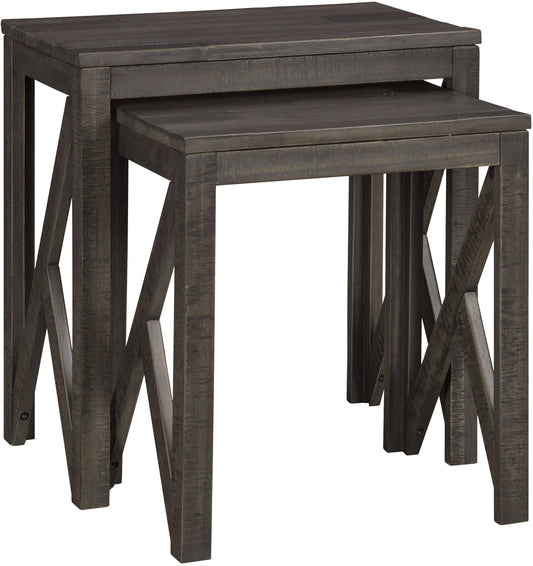 Emerdale Accent Table (Set Of 2) Gray